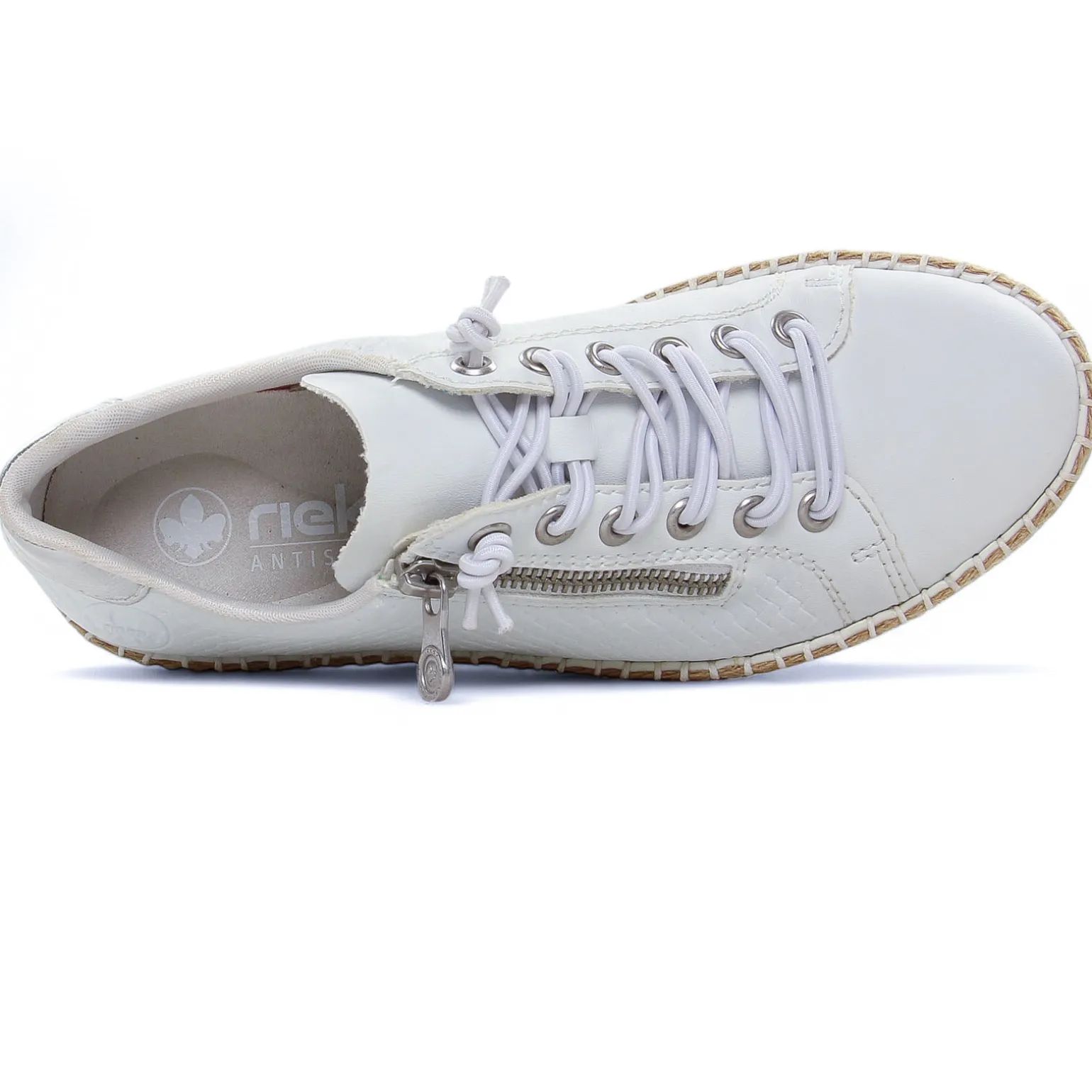 Tennis Rieker M2940-80 Weiss Silver