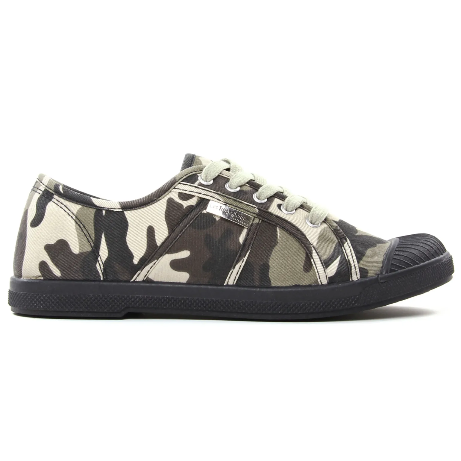 Tennis Toile Les Tropeziennes Chaz Gris Camouflage