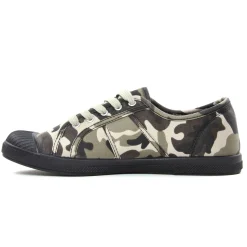 Tennis Toile Les Tropeziennes Chaz Gris Camouflage