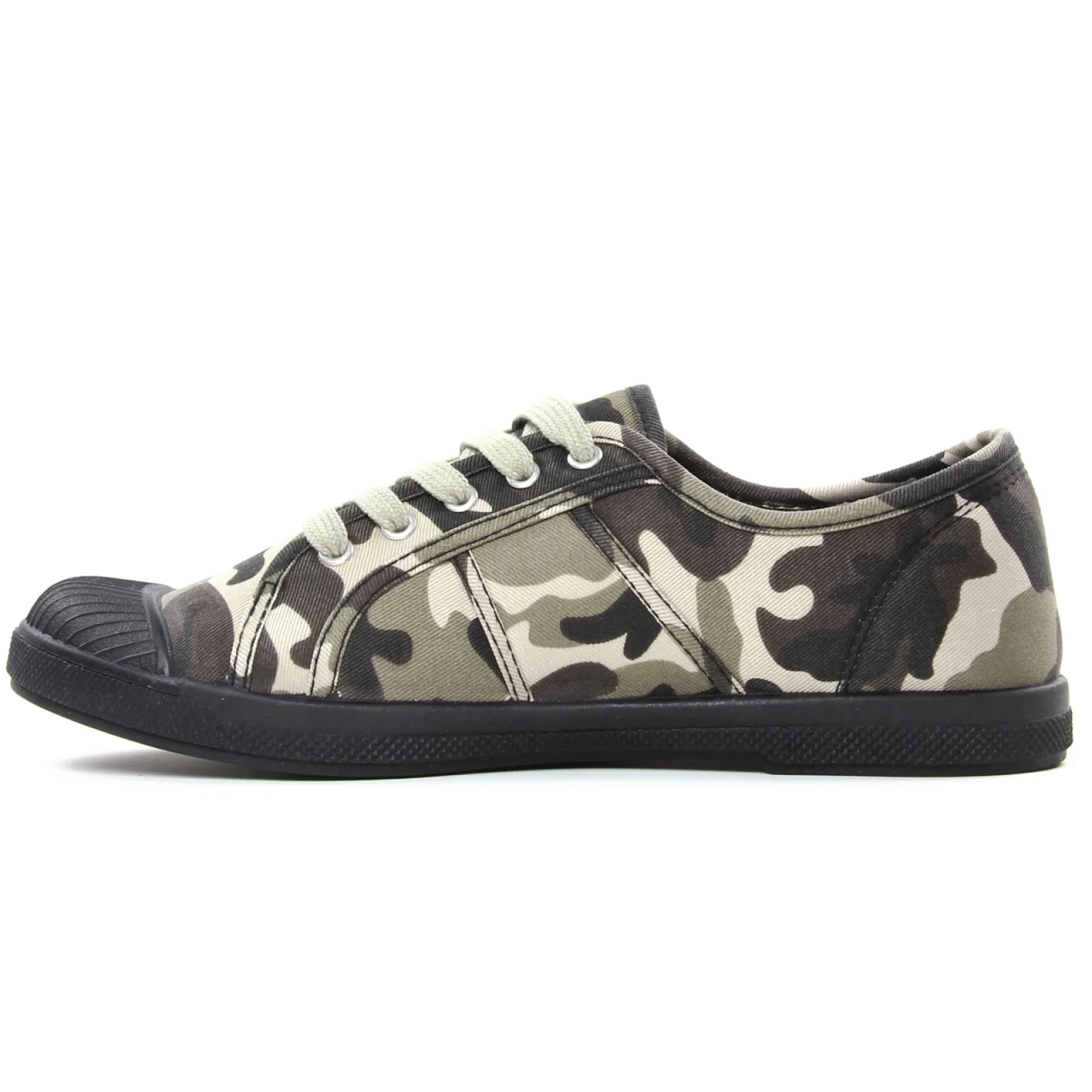 Tennis Toile Les Tropeziennes Chaz Gris Camouflage