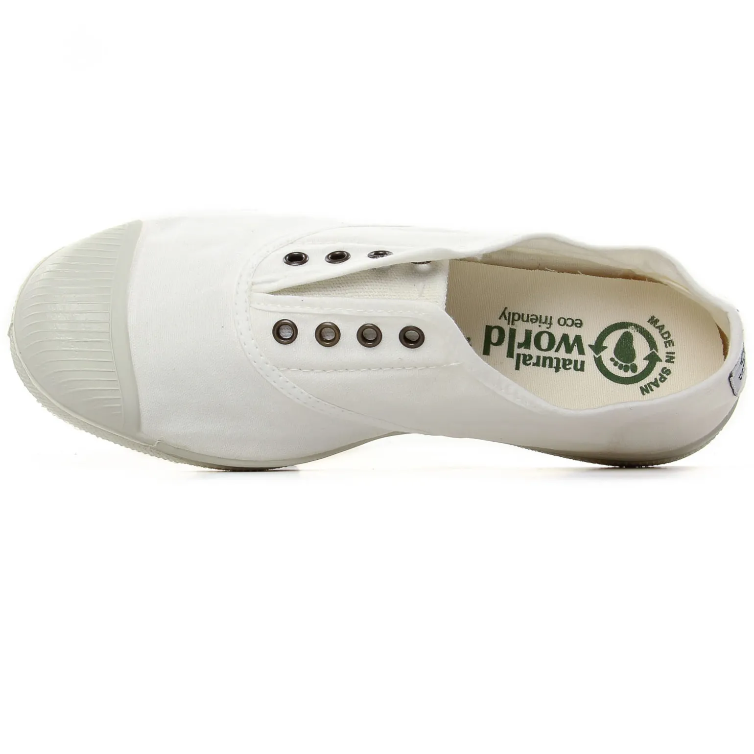 Tennis Toile Natural World 102 blanc